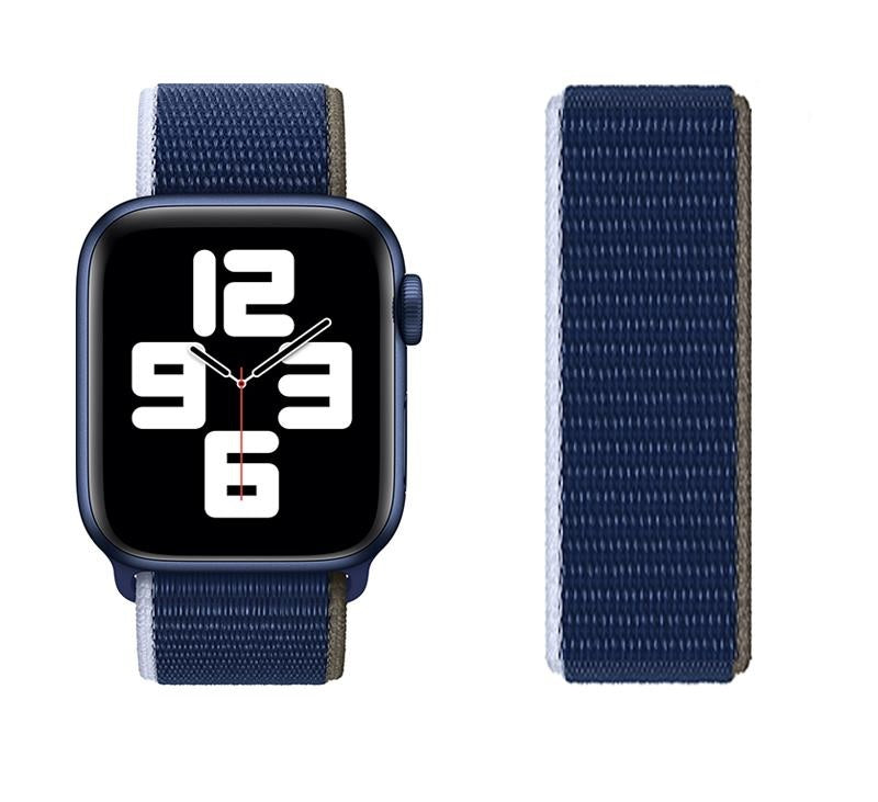 Pulso para smartwatch de Nylon tejido Azul