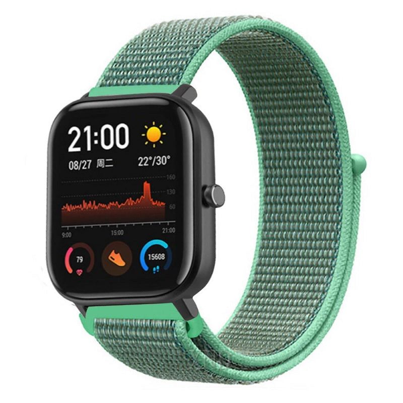 Pulso para smartwatch de Nylon tejido - Verde