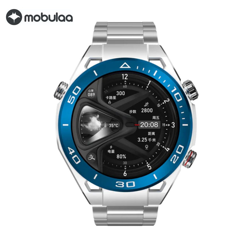 Reloj inteligente Mobulaa Modelo SK4 Smartwatch - Plateado