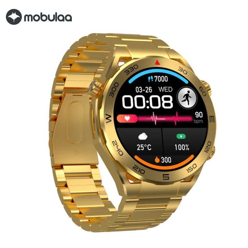 Reloj inteligente Mobulaa Modelo SK4 Smartwatch - Dorado