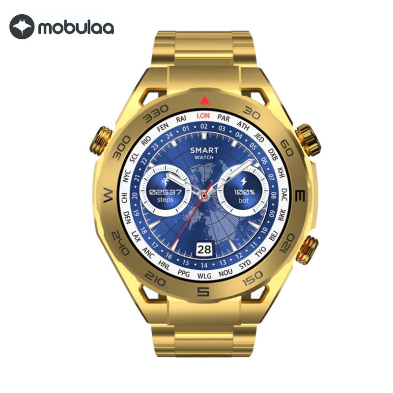 Reloj inteligente Mobulaa Modelo SK4 Smartwatch - Dorado