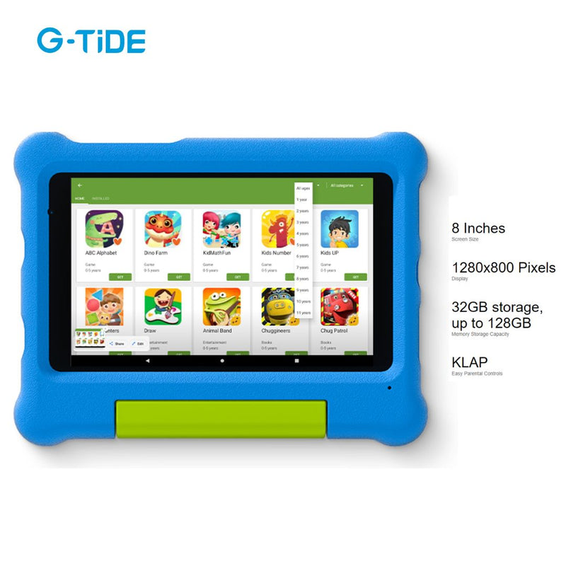 Tablet G-TIDE Klap E1 Para Niños 32GB/2GB - Rosa