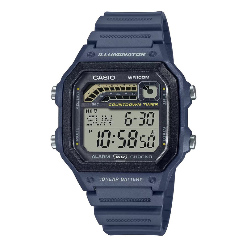 Reloj Casio Caballero Referencia WS-1600H-2A Diseño Deportivo