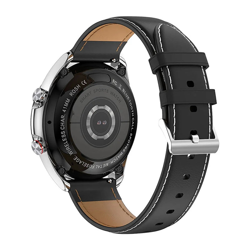 Reloj inteligente Mobulaa Modelo SK8 Smarwatch Cuero - Negro