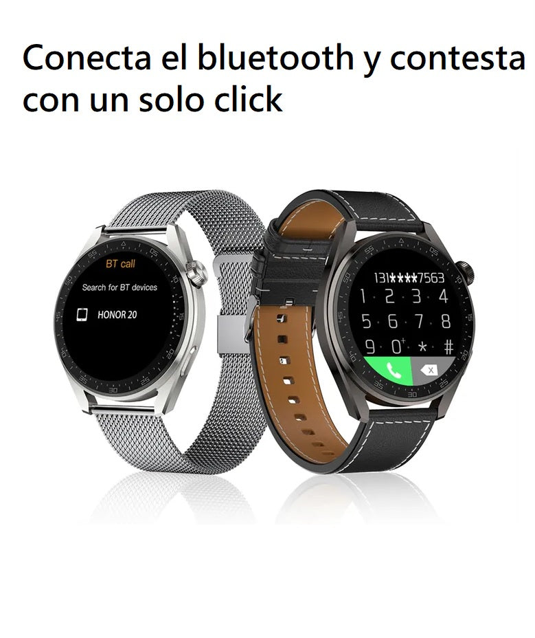 Reloj inteligente Mobulaa Modelo SK13 Smarwatch - Cafe