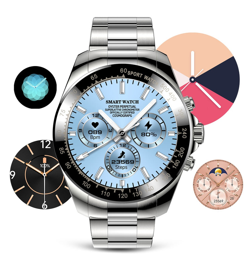 Reloj inteligente Mobulaa Modelo SK9 Smartwatch - Negro