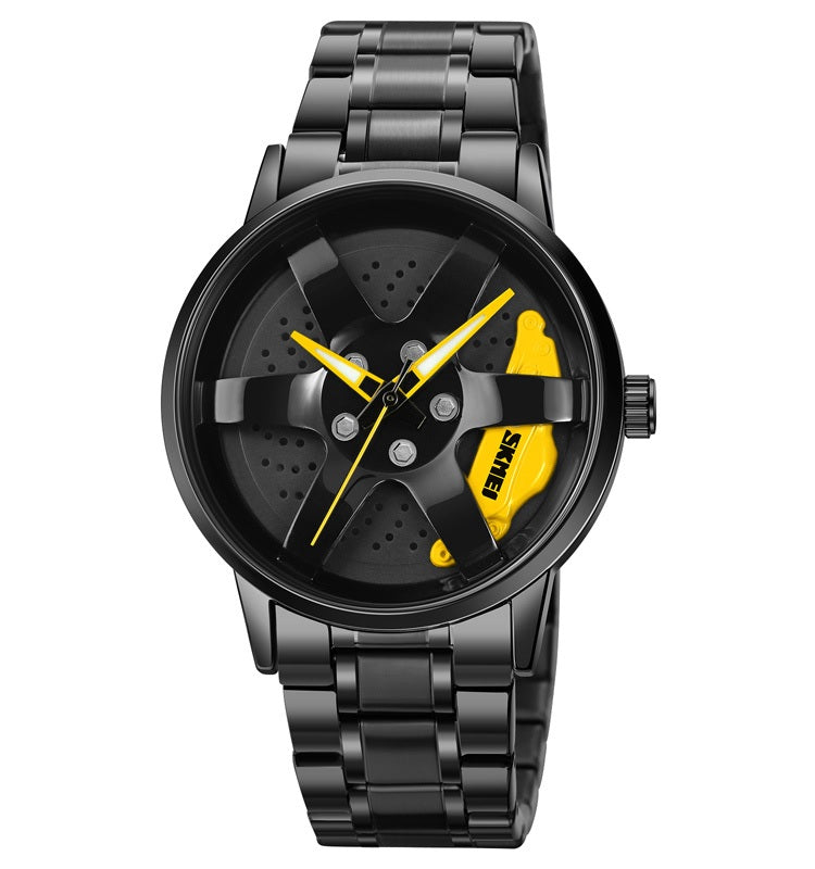 Reloj Analogo SKMEI Para Caballero Modelo 1824 Diseño Deportivo - Amarillo