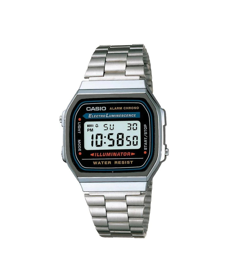 Reloj Casio Unisex Modelo A168WA-1WDF Diseño clásico