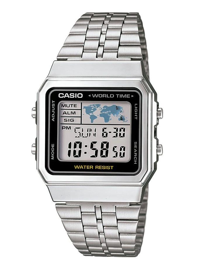 Reloj Casio Modelo A500WA-1DF Diseño Clásico