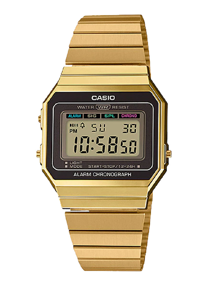Reloj Casio Referencia A700WG-9A Diseño Vintage Dorado