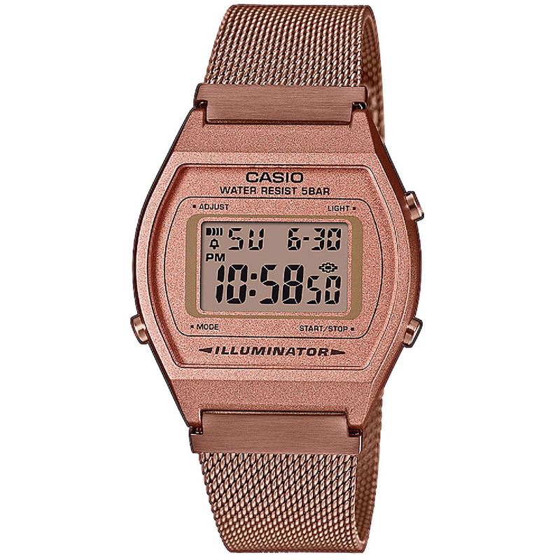 Reloj Casio Referencia B640WMR-5A Para Dama Diseño Vintage