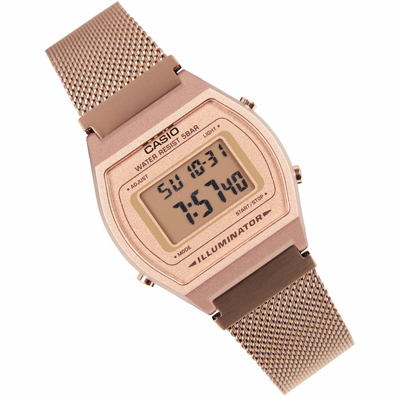 Reloj Casio Referencia B640WMR-5A Para Dama Diseño Vintage