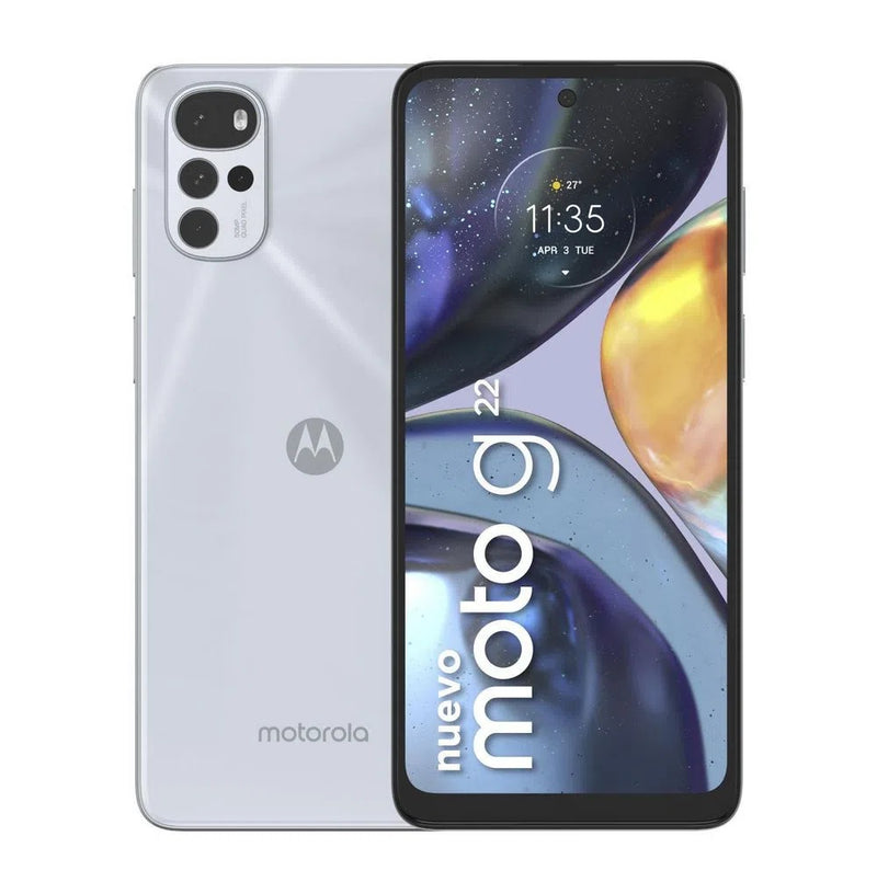 Celular Motorola G22 De 128GB/4GB RAM - Blanco