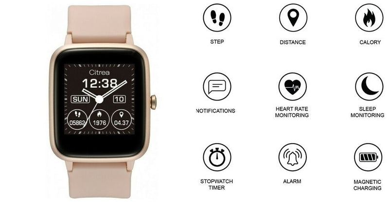 Reloj Inteligente Citrea Smartwatch Color Oro rosa