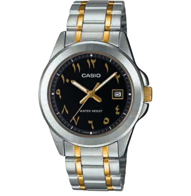 Reloj Casio Para Caballero Referencia MTP-1215SG-1B3 Diseño Elegante
