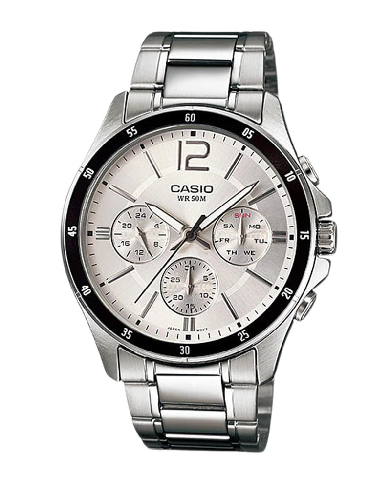 Reloj Casio Modelo MTP-1374D-7A Para Caballero Diseño Elegante