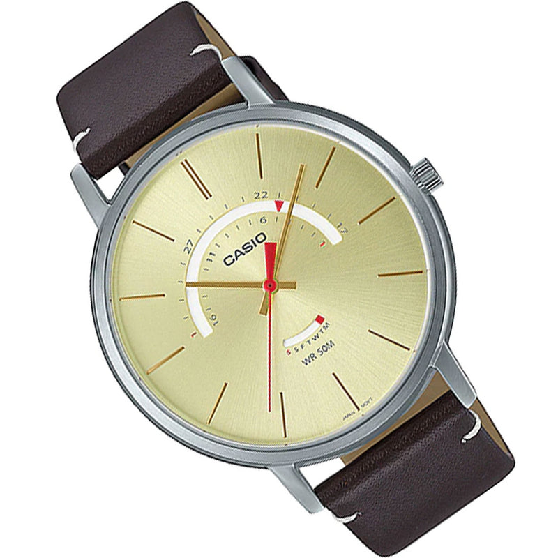 Reloj Casio Modelo MTP-B105L-9A Para Caballero Diseño Elegante