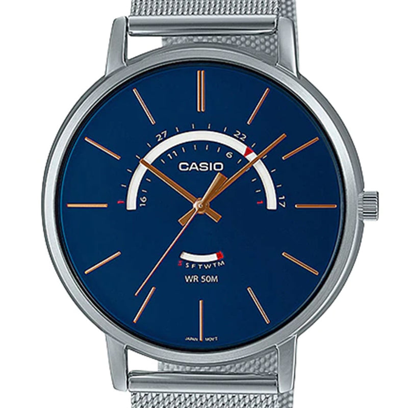 Reloj Casio Modelo MTP-B105M-2A Para Caballero Diseño Elegante