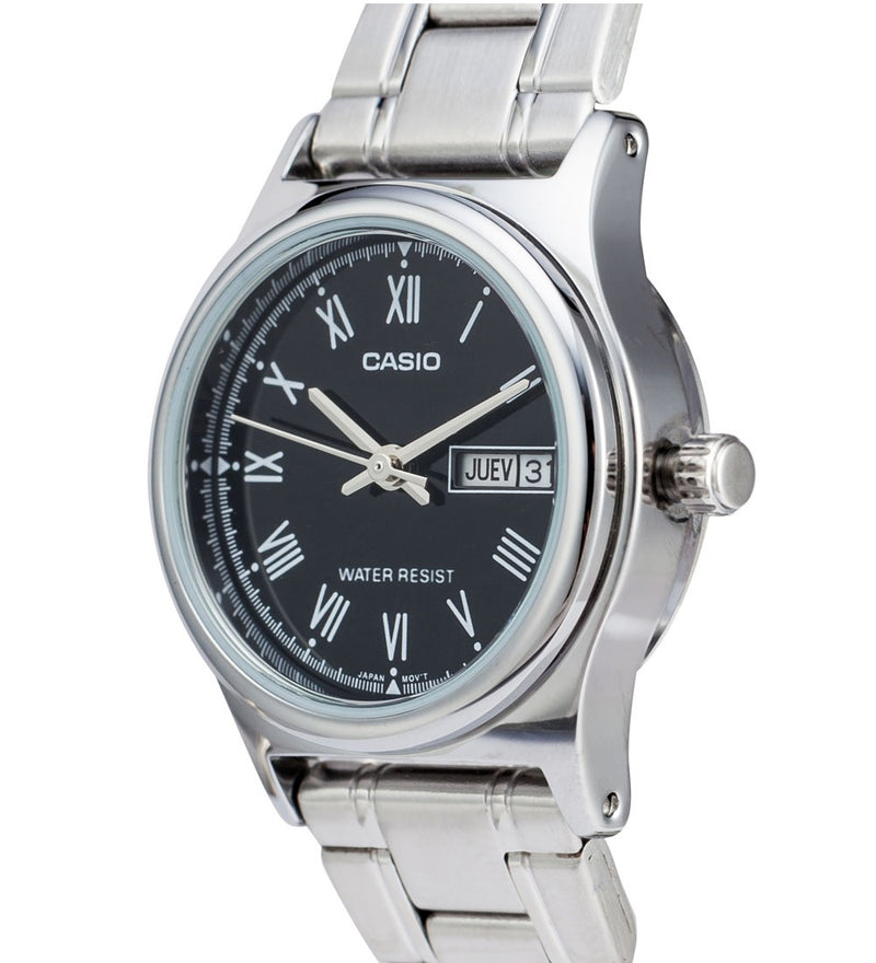 Reloj Casio Referencia MTP-V006D-1B Para Caballero Original y Elegante