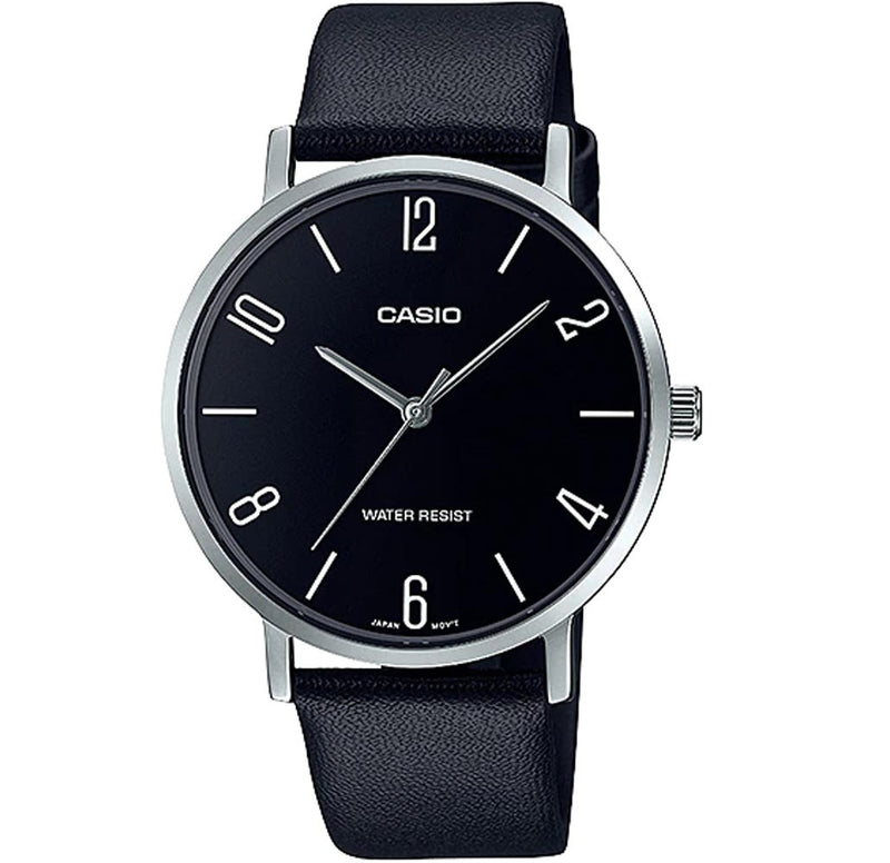 Reloj Casio Referencia MTP-VT01L-1B2 Para Caballero Original y Elegante