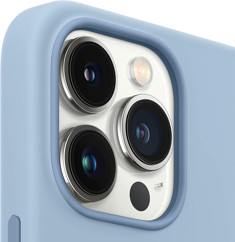 Estuche Para iPhone 13 Pro Max De Silicona Con MagSafe - Azul
