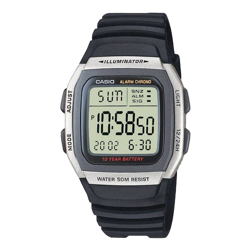 Reloj Casio Unisex Referencia W-96H-1A Diseño Deportivo