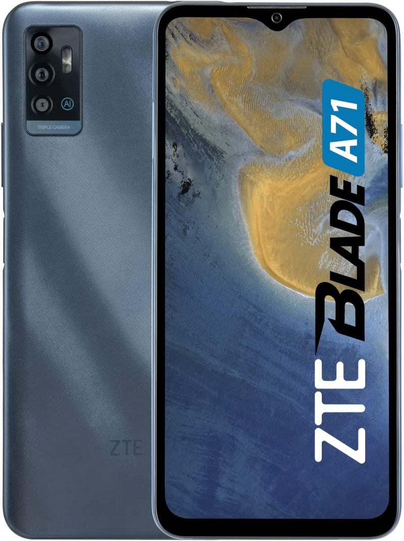 Celular ZTE A71 De 64GB/3GB RAM - Gris