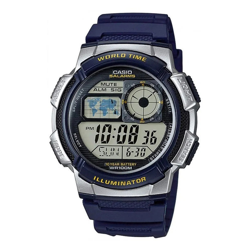 Reloj Casio Referencia AE-1000W-2A Diseño Deportivo - Azul