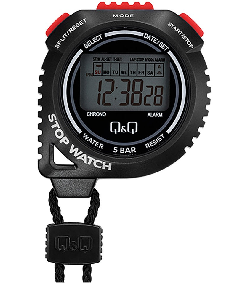 Q&Q Cronómetro Sport temporizador Resistente al agua
