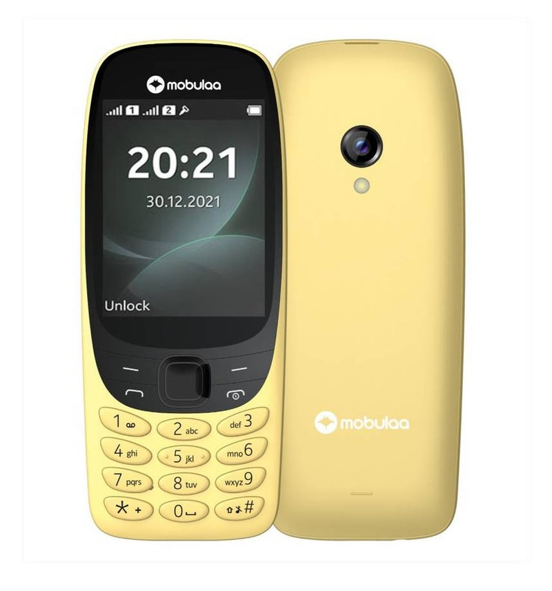Celular Mobulaa M1702 1GB - 3GB Dual 3G Sim - Amarillo