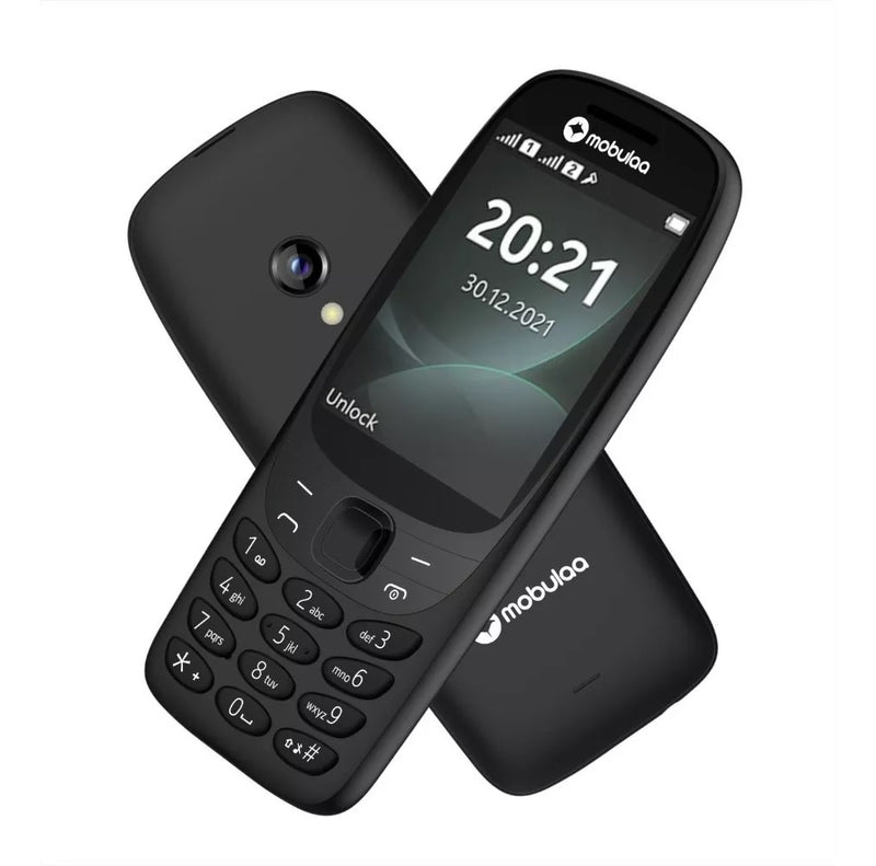 Celular Mobulaa M1702 1GB - 3GB Dual 3G Sim - Negro