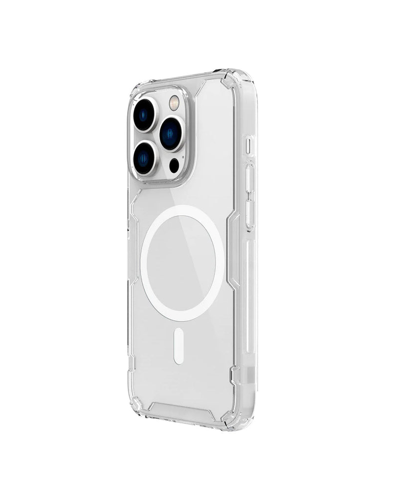 Estuche Protector Nillkin Compatible Con IPhone 14 Pro -carga magnetica - Trasparente
